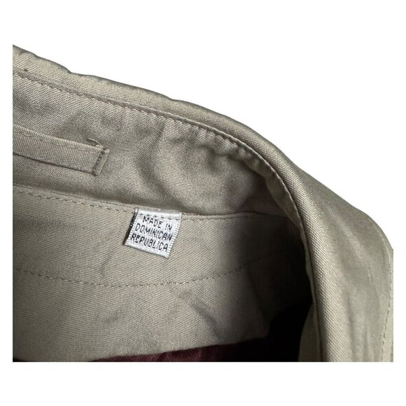 LONDON FOG TOWNE Vintage Designer Business Casual Long Trench Coat Mens 38 - Picture 7 of 9